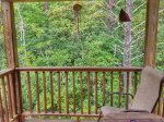 Holly Hill Ocoee River area cabin rental- balcony